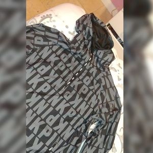 Black and grey PINK vs windbreaker